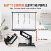 VEVOR 43" Hydraulic Pet Grooming Table, Heavy Duty Dog Grooming Arm for Medium/ Small Dogs, Height Adjustable Dog Grooming Station, Anti Slip Tabletop