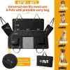 Dog rear seat cover, waterproof car seat protector with side wings, scratch resistant dog rear seat cover, durable anti slip dog hammock suitable for